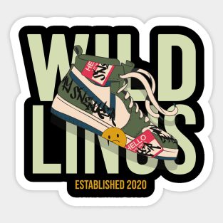 Sneaker Design by Wild Linus Sticker